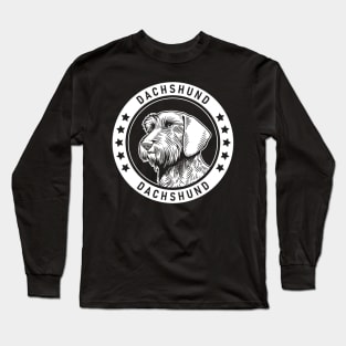 Wirehaired Dachshund Fan Gift Long Sleeve T-Shirt